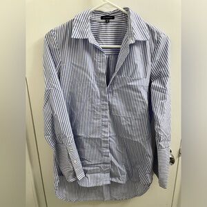 Dynamite striped button down work shirt